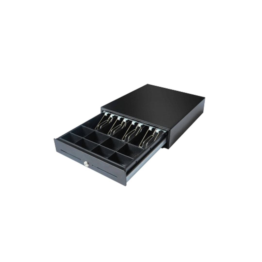 Cash Drawer Mk-350 - Cash Drawer with 4 Bill Compartments and 8 Coin Compartments